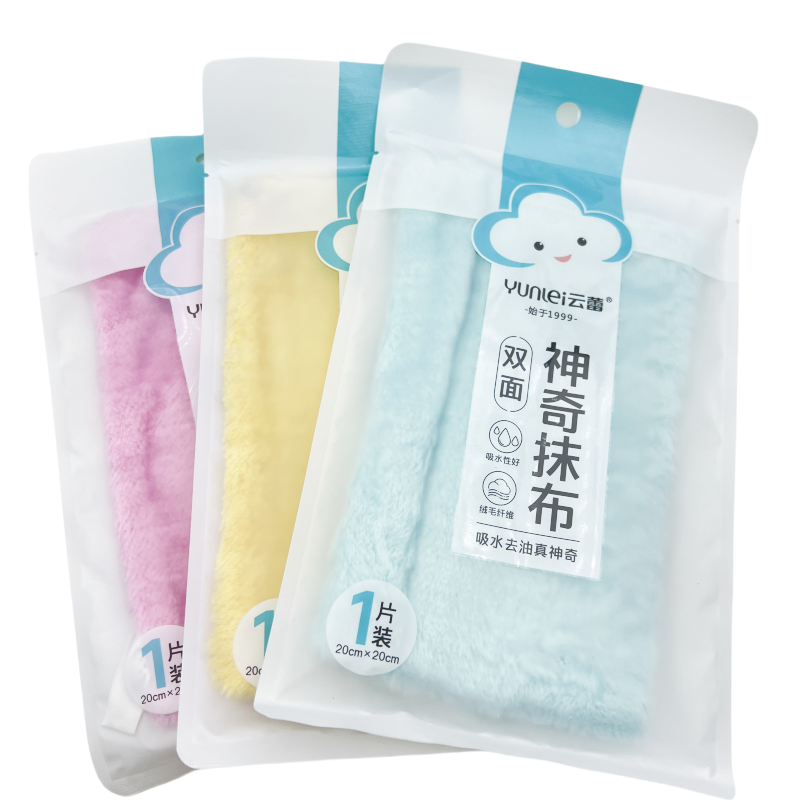 Бесплатная доставка волшебной тряпки Yunlei, толстая кухонная салфетка, оригинальный товар из супермаркета, не оставляет жирных пятен, мягкая, впитывающая и прочная
