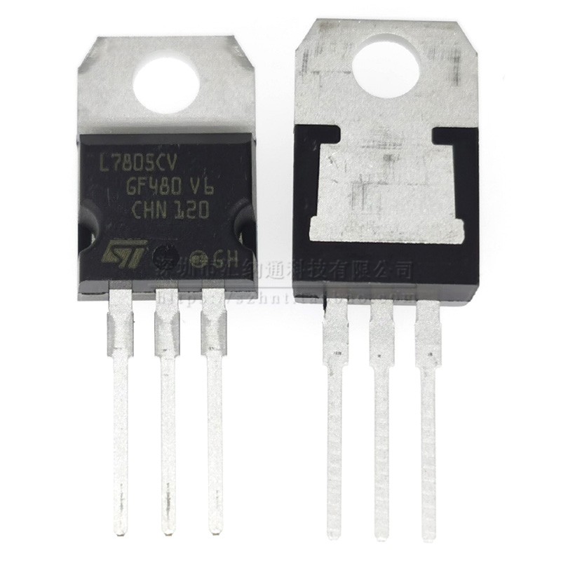 Оригинальный L7805CV 1.5A линейный стабилизатор напряжения (LDO) +5V TO-220 ST новый