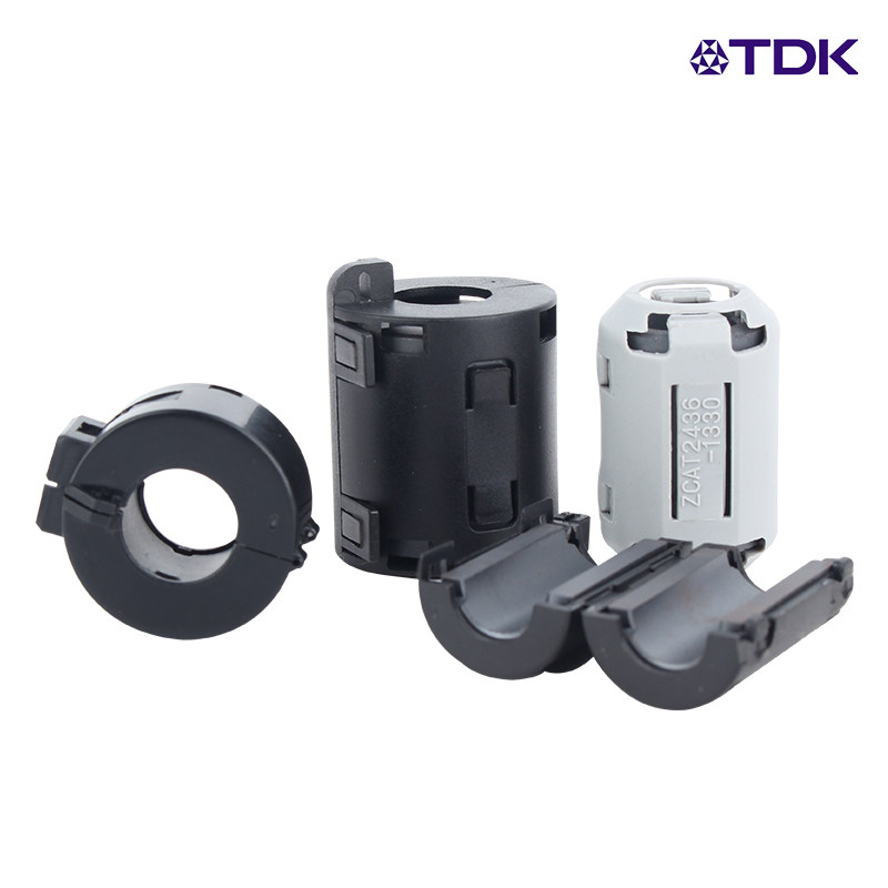Магнитное кольцо TDK с антипомехами, защелкивающегося типа, высокочастотный фильтр, ферритовое кольцо из никель-цинкового сплава для экранирования помех в инверторах