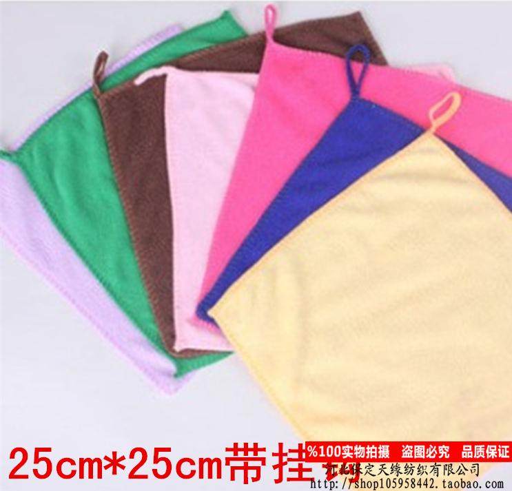 Супертонкое волокно нано не хлопковое маленькое квадратное полотенце подарок с крючком белое оптом полотенце для детского сада