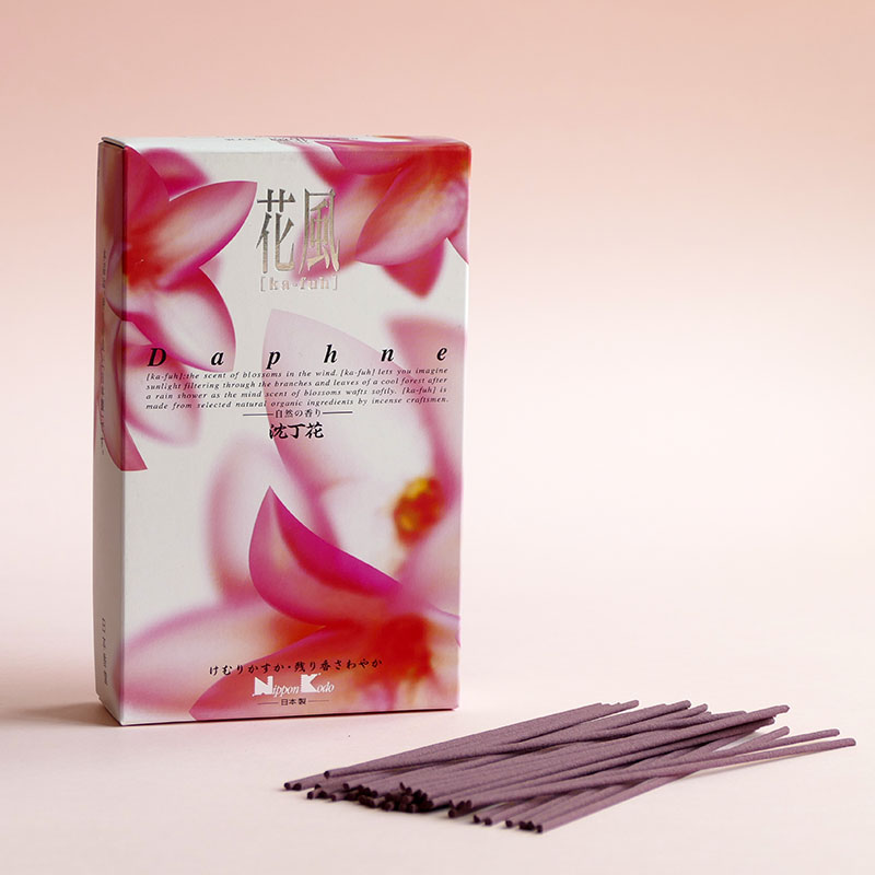 Японские благовония Shoyeido серия Hana-Kaze 8 ароматов: чистая вода, белая слива, кедр, бамбук Мосо, японские палочки для дома