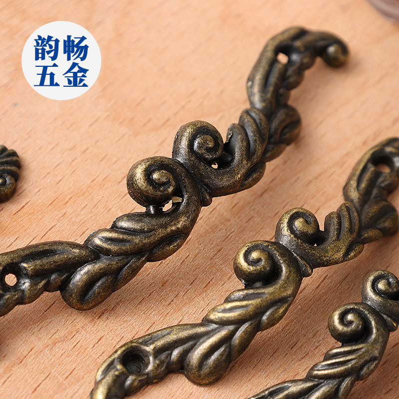 Античная ручка для ящика из сплава в форме дуги 'бровь' для шкатулок и подарочных коробок