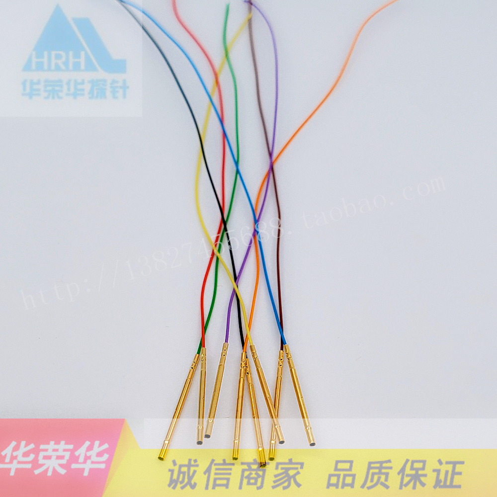Щуп Huarong R50-2W7 (0#) с проводом, корпус щупа, тестовые контактные втулки, держатель контактов с проводом 0.9