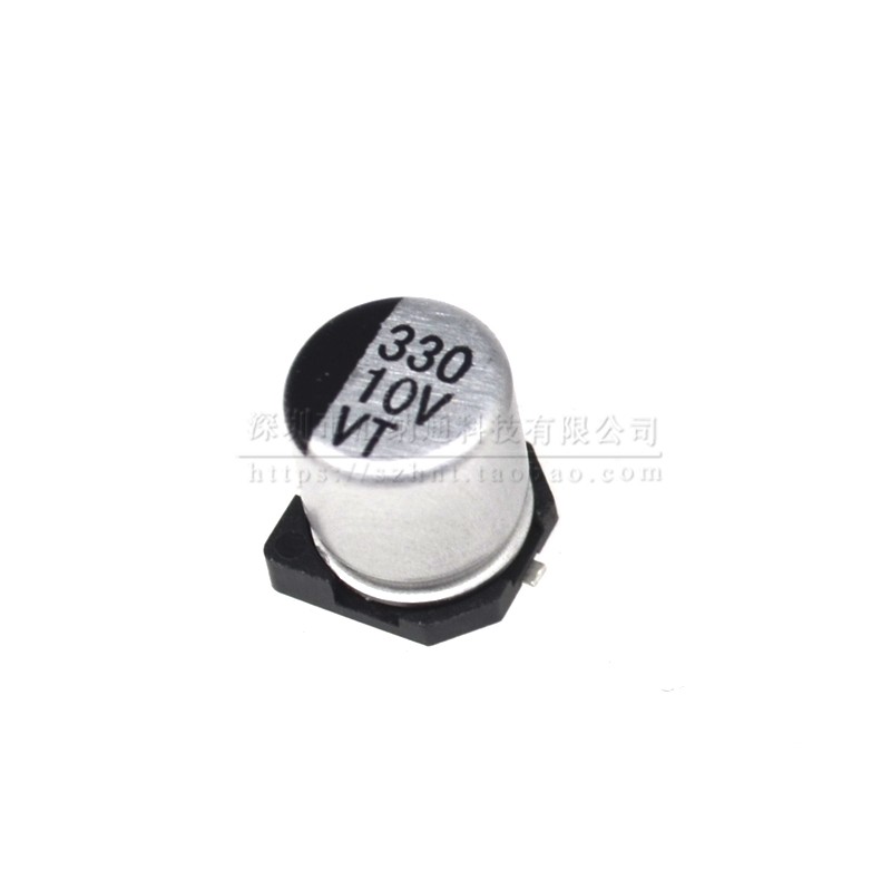 Поверхностный алюминиевый электролитический конденсатор 10В 16В 25В 35В 50В 330uF