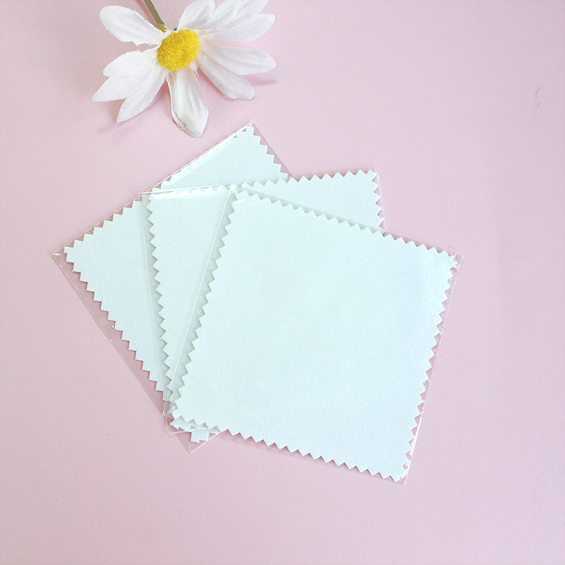 100 штук бесплатная доставка 8x8 см сверхтонкая микрофибра для полировки замшевые тряпки для серебра индивидуальная упаковка OPP без ворса