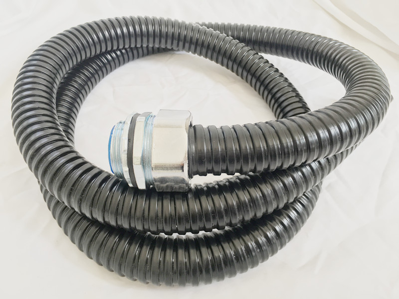 Соединитель шланга Jingsheng DPJ с пластиковым покрытием, металлический гибкий кожух, наружная резьба, хромированный шестиугольник, 20 мм