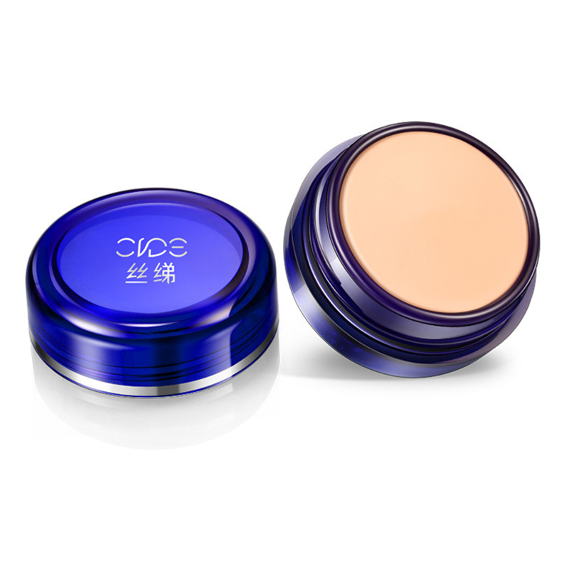 Silk Bright Natural Concealer Foundation Cream for Face - Covers Freckles, Acne Scars, and Conceals Pores