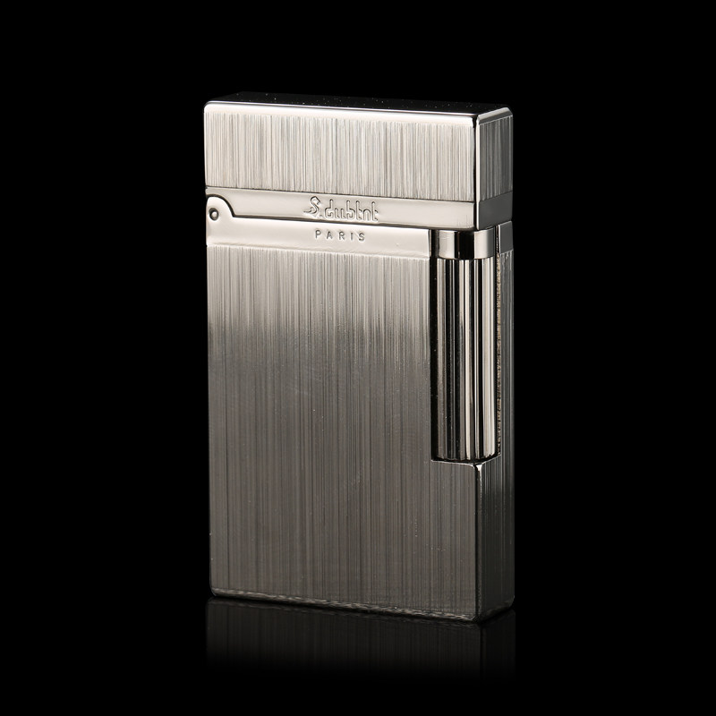 正品法国都柏特朗声打火机充气男士高档气体不防风纯黄铜高端定制