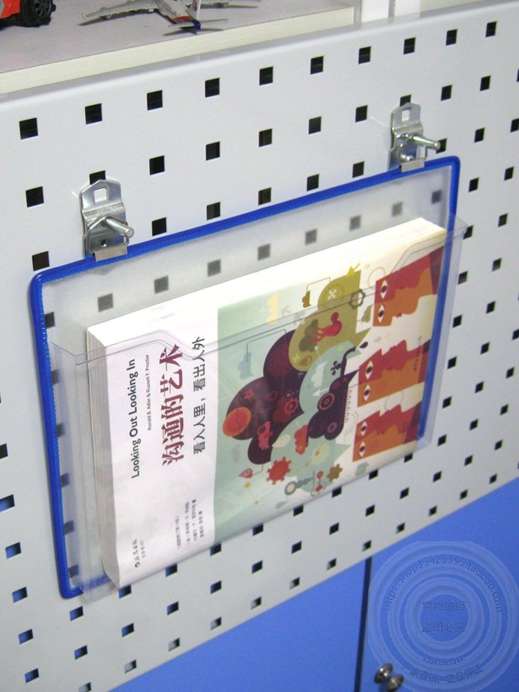 Подвесной прозрачный толстый файл-сумка для рабочего места, держатель для документов A4 горизонтальный магнитный PVC