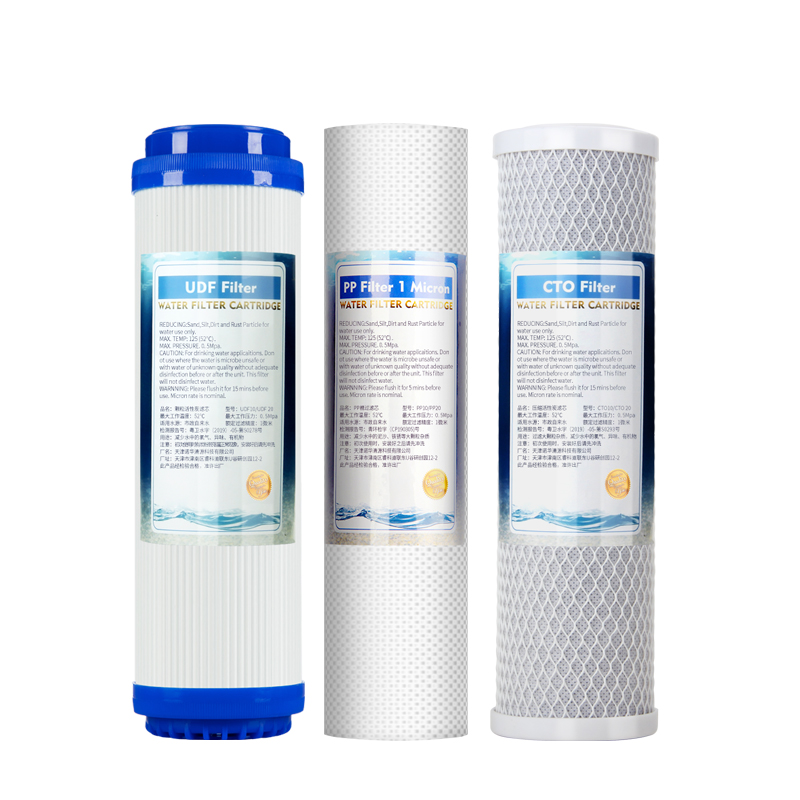 10-дюймовый фильтр из PP-хлопка для водоочистителя, универсальный кухонный предварительный фильтр для водопроводной воды, быстросъемный T33 с активированным углем