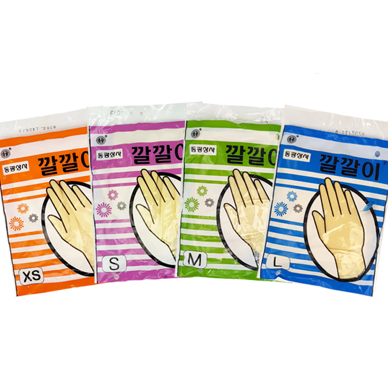 Импортированные из Кореи белые резиновые перчатки цвета слоновой кости - черные латексные перчатки для парикмахерских работ, долговечные и противоскользящие