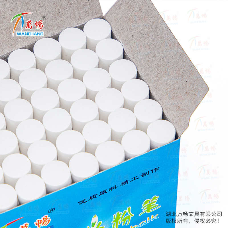 Ванчан высококачественные безпыльные пластиковые мелки для детей белые школьные мелки 10 коробок