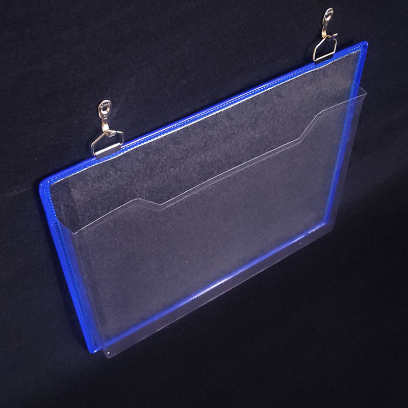 Подвесной прозрачный толстый файл-сумка для рабочего места, держатель для документов A4 горизонтальный магнитный PVC