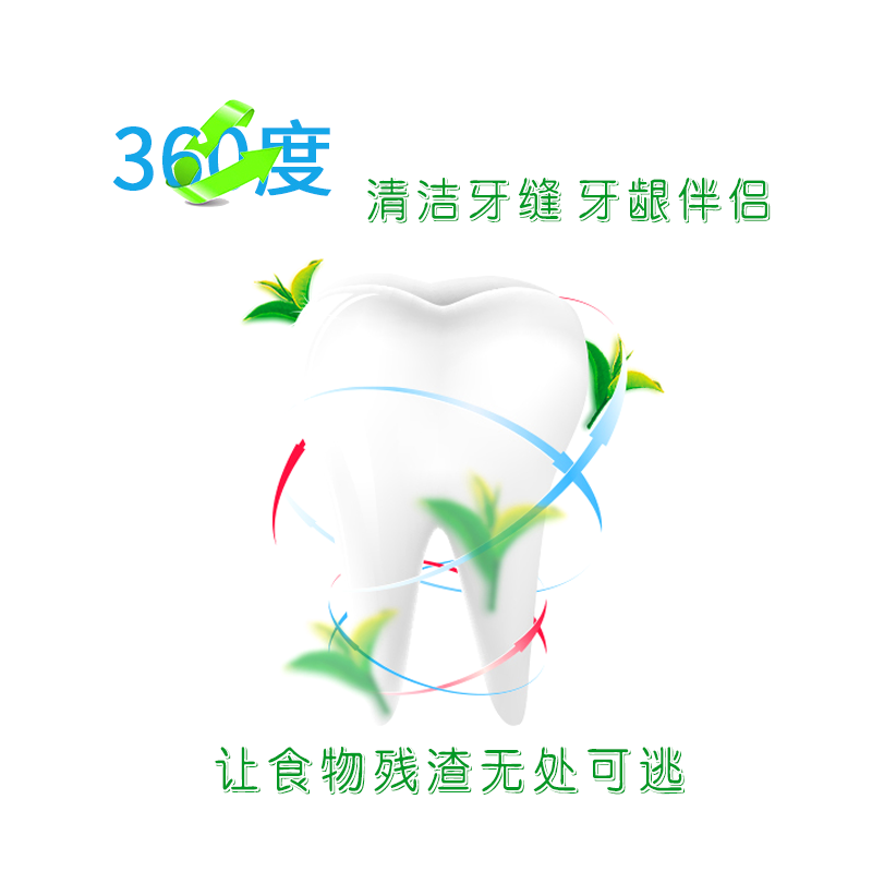 Зубная нить Yadean плоская, 50 штук, высокая прочность, тонкая круглая проволока, дугообразные зубочистки для эффективного удаления налёта и снижения запаха изо рта