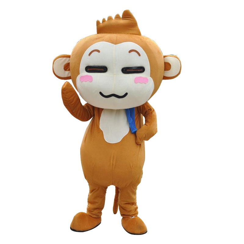 Костюм маскота Yo Xi Monkey мультяшный, Bugs Bunny, кролик, утка, аниме кукла с головным убором