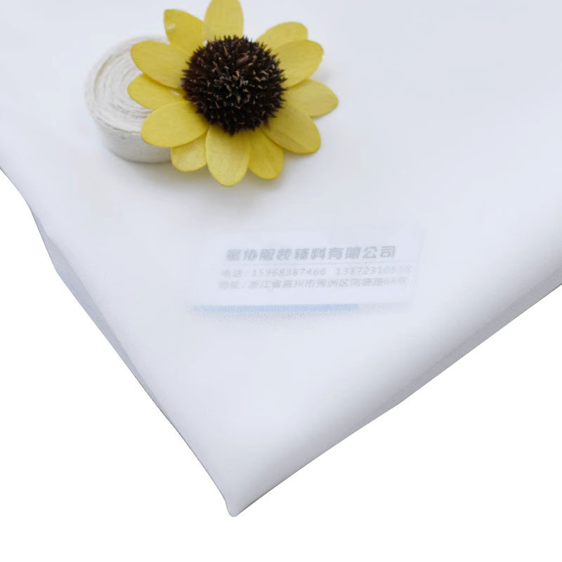 Сплавная прокладочная ткань из нетканого материала с шелковым шифоном, трикотажная термоаппликация, высококачественная тонкая прокладка для одежды