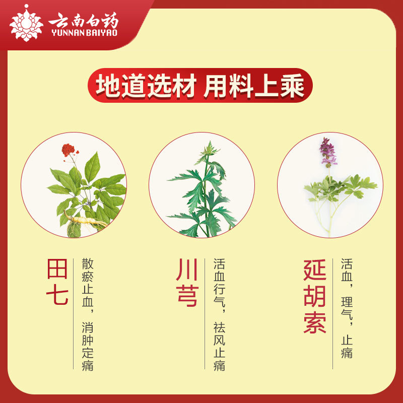 Капсулы Юнфэн Юньнань Байяо Тяньци от дисменореи 24 шт. для регуляции ци и крови, обезболивания, регулирования менструации, лечения холодной матки, менструальных расстройств и боли в животе