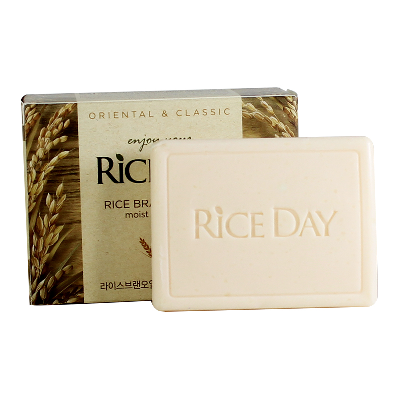 Корейское рисовое мыло для умывания, мытья рук и тела с ароматом лотоса и граната, увлажняющее импортное мыло для мужчин и женщин