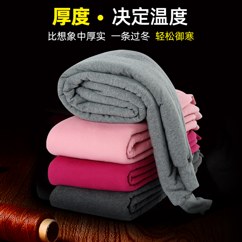 Термобелье для пожилых мужчин и женщин, увеличенного размера, утолщенный кардиган из трёхслойного антарктического хлопка, свободного кроя