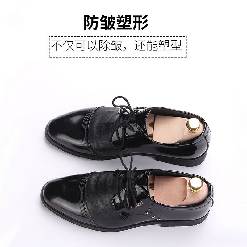 Бесплатная доставка натуральные деревянные колодки для обуви из плода хурмы регулируемые формовщики для кожаной обуви предотвращают морщины и деформацию