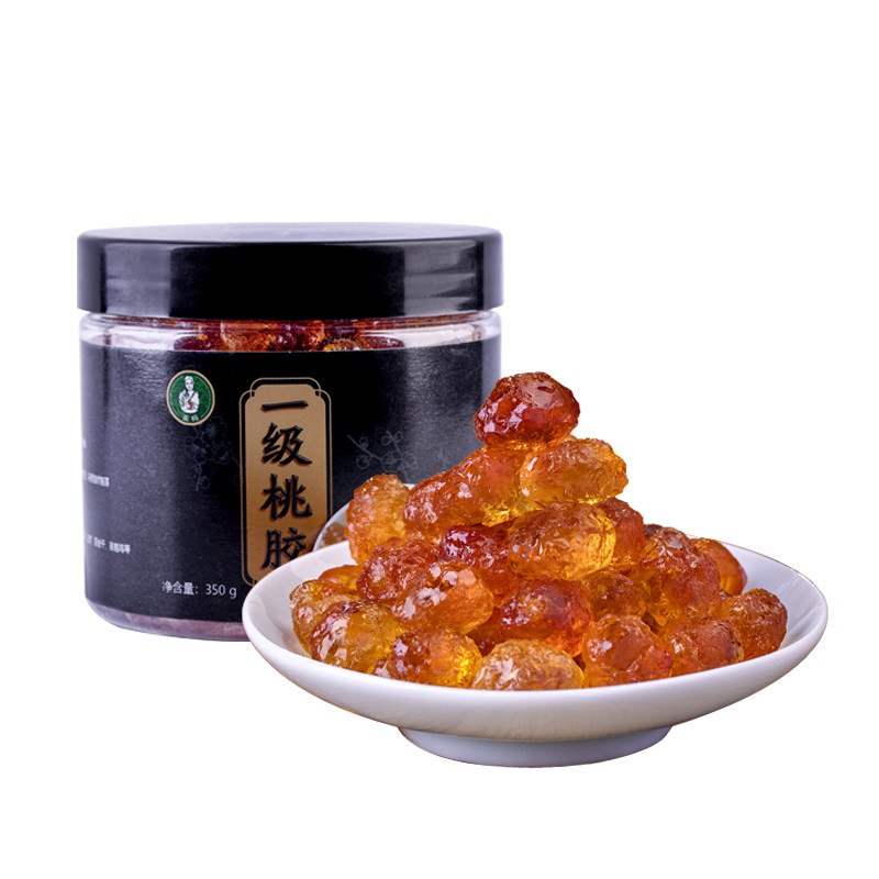 Специальный продукт Wai Ma высшего сорта персиковая смола натуральная 350 г с белой древесной губкой, гледицией и снежным ласточкой