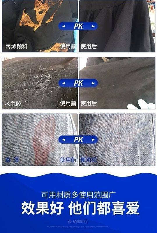 Средство для удаления клея, остатков наклеек, пятен краски, силикона, дегтя, моторного масла и пятен лака с одежды