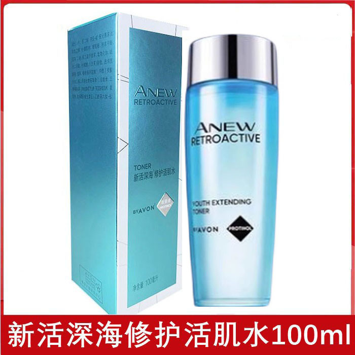 Оригинальный Avon New Vitality Глубокое Морское Восстанавливающее Тоник 100 мл - Обновленная Увлажняющая и Укрепляющая Формула