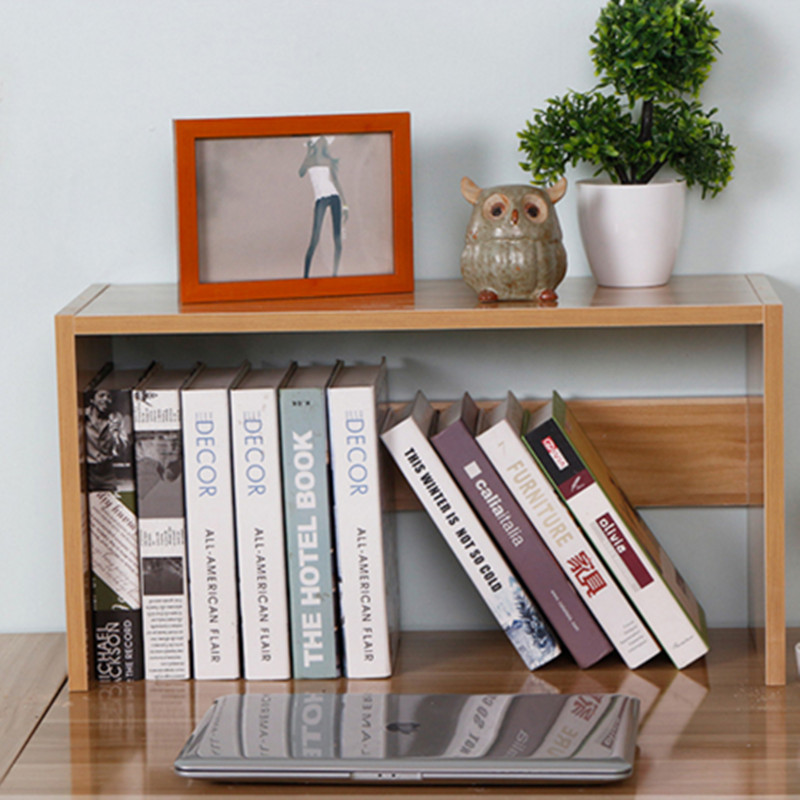 Многоярусная настольная полка-органайзер, книжная полка для спальни, офиса, простая полка для студенческого общежития