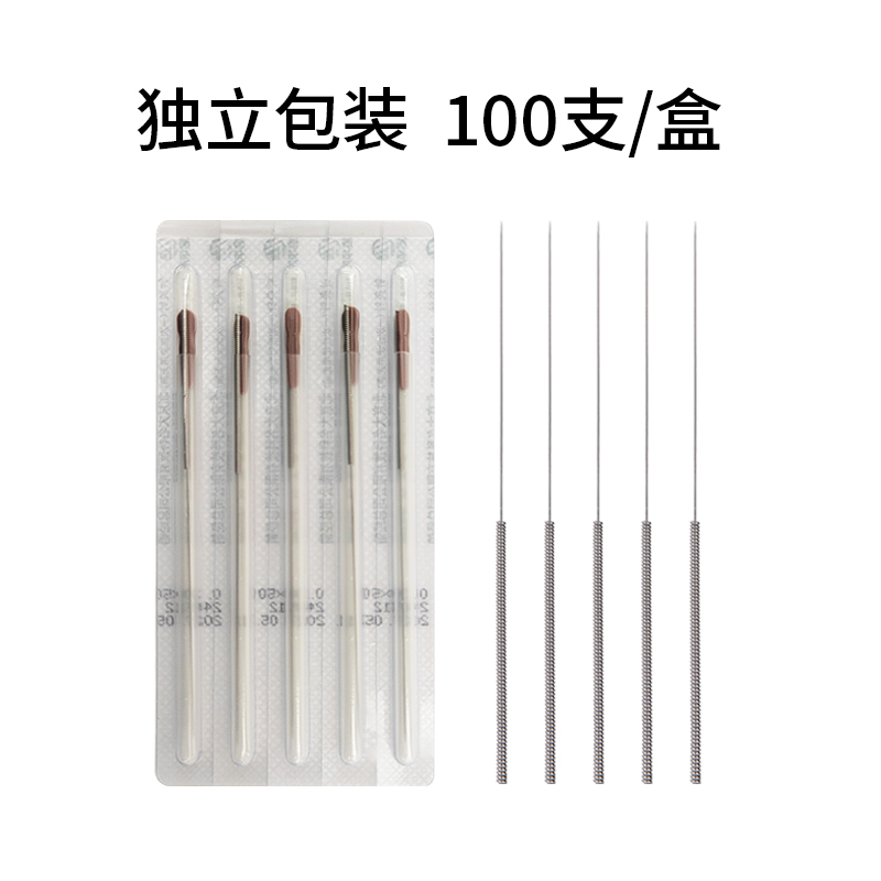 Стерильные акупунктурные иглы Daming Hualong одноразового использования в трубочке, одна игла в одной трубочке, бесплатная доставка
