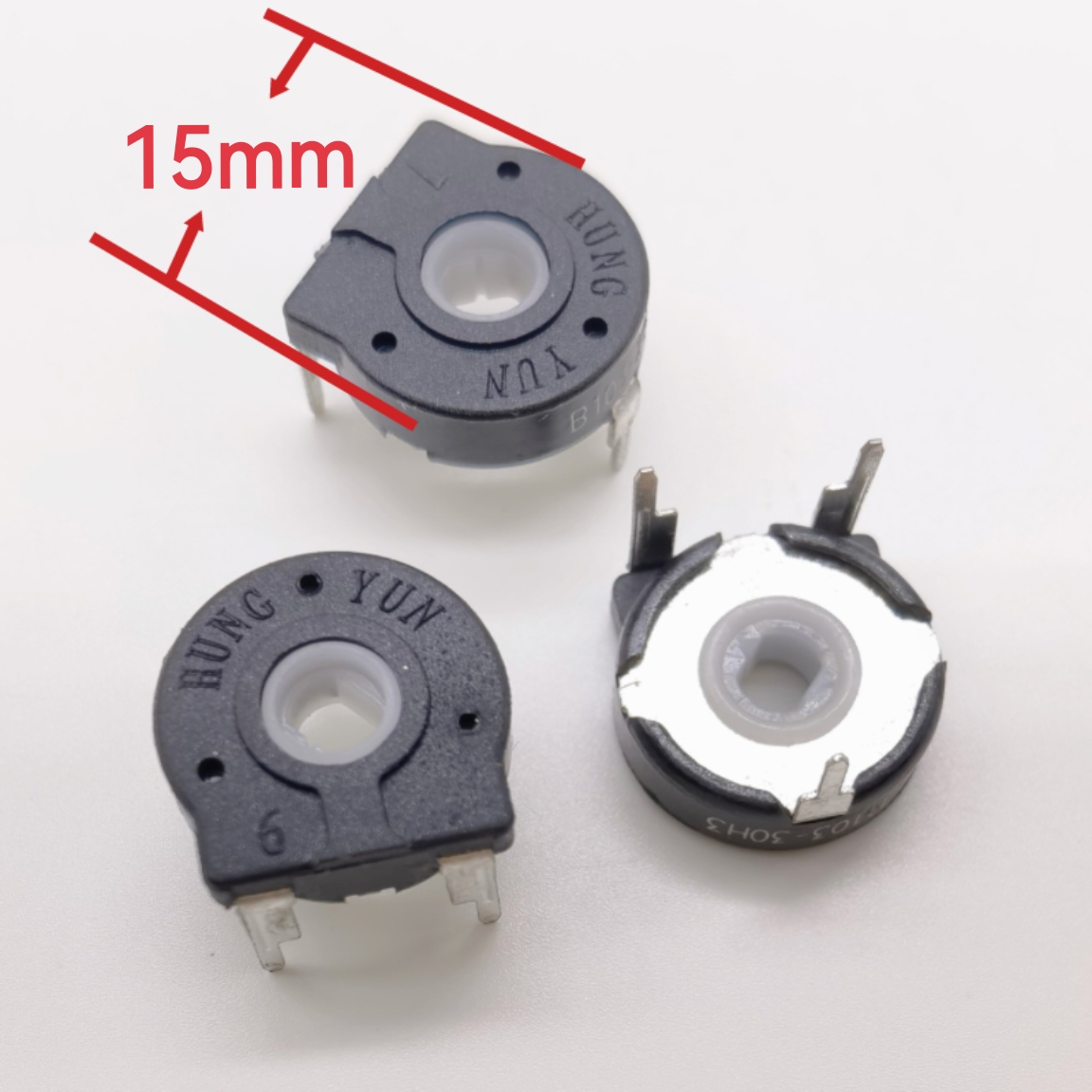 Высококачественный отечественный испанский потенциометр PT15-1K2K 5K 10K 20K 50K 100K горизонтальный регулируемый резистор