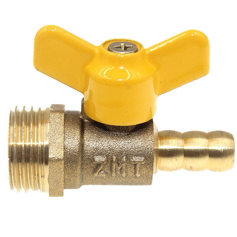 Клапан шаровой газовый из чистой меди 1/2 дюйма DN15 для природного газа Высококачественный клапан для топлива