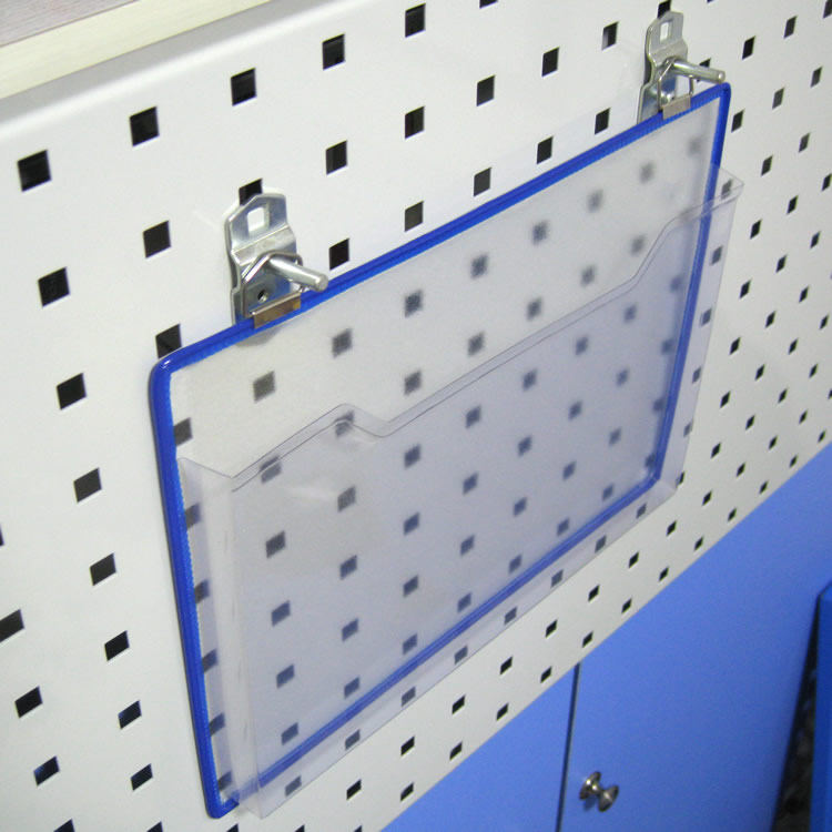 Подвесной прозрачный толстый файл-сумка для рабочего места, держатель для документов A4 горизонтальный магнитный PVC