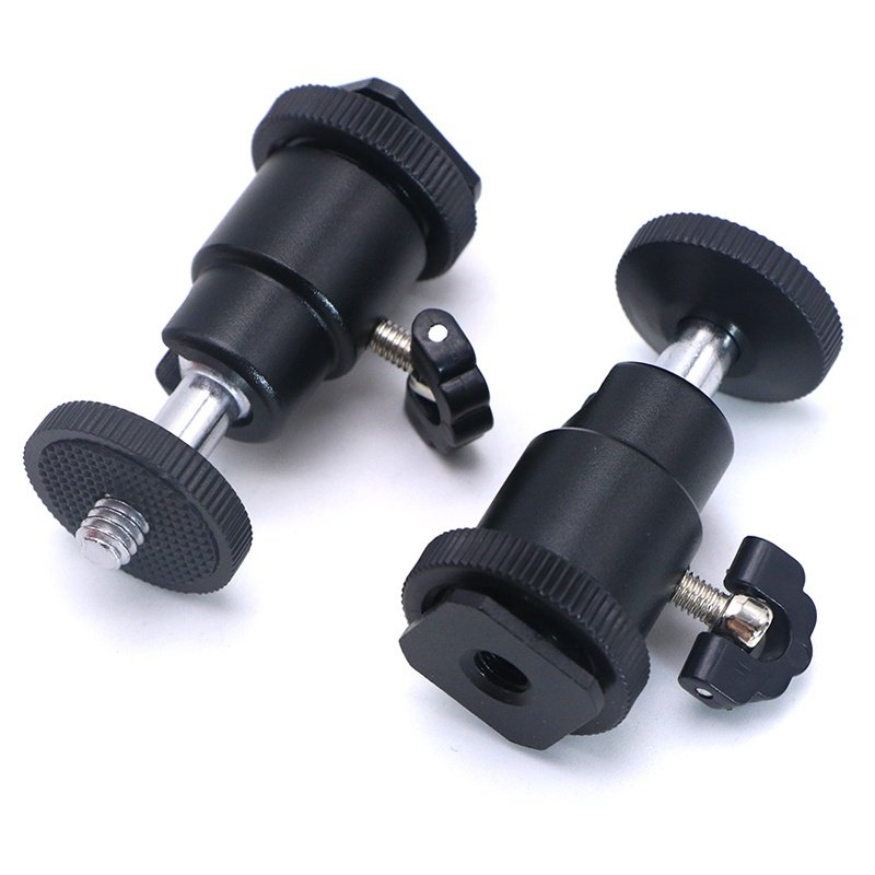 Металлический универсальный шарнирный кронштейн для горячего башмака, лампа для подсветки, студийная лампа для стриминга, держатель для телефона, адаптер расширения