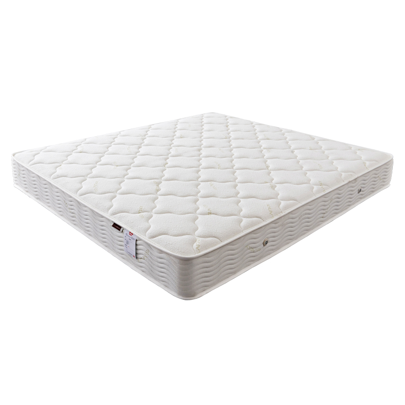 Матрас Qilin с пружинами, двухжесткий, независимые пружины, латекс, кокосовое волокно, антимикробный, бесшумный