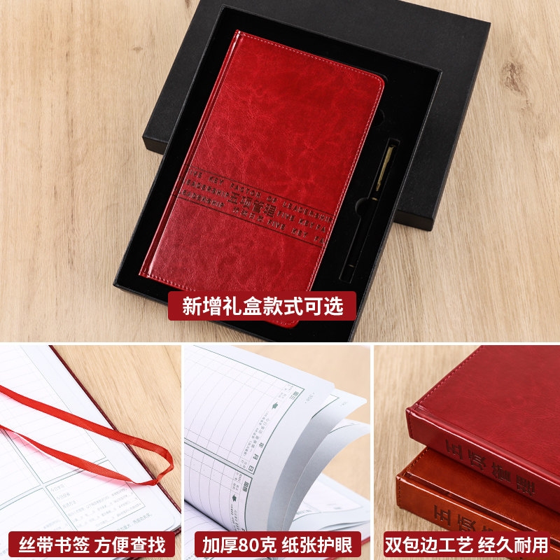 2024 Новый блокнот с журналом действий по пяти направлениям управления, расписанием, рабочим руководством и записной книжкой