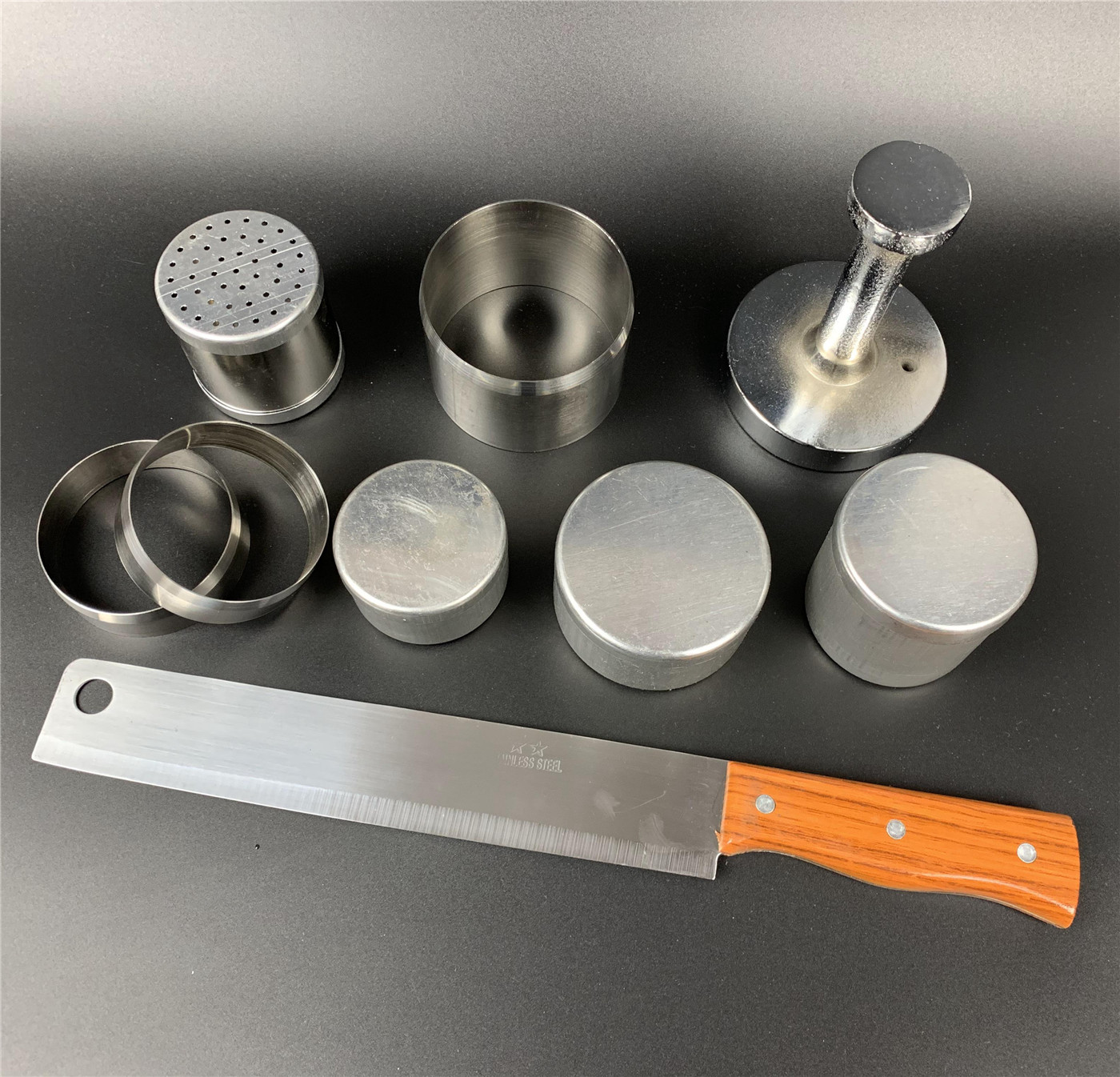 100-200 куб.см кольцевой нож для отбора проб почвы из нержавеющей стали, почвенный пробоотборник, ручка для почвенного бура с кромкой, кольцо для отбора проб по проницаемости и плотности