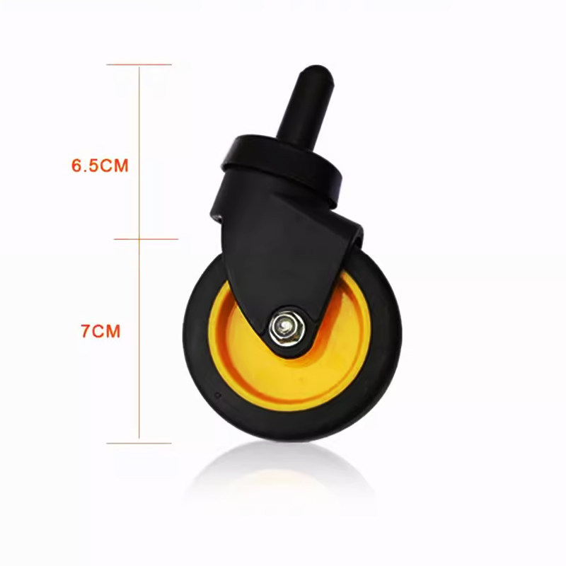 Колеса для отжимной тележки Chaobao, бесшумные колеса, ведро для швабры, пластиковые ролики для уборочной тележки