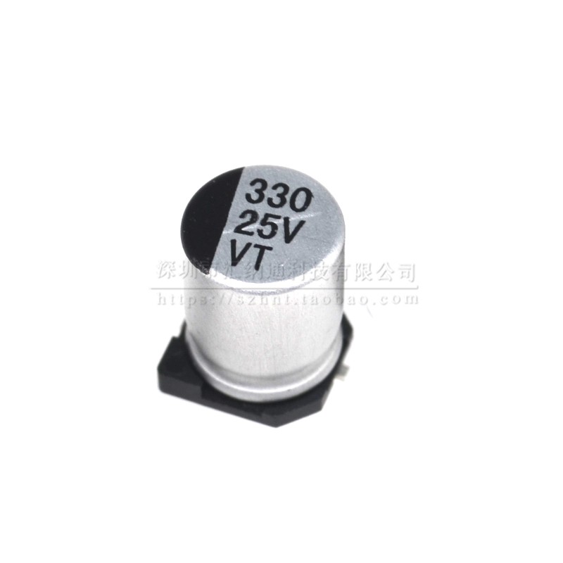 Поверхностный алюминиевый электролитический конденсатор 10В 16В 25В 35В 50В 330uF