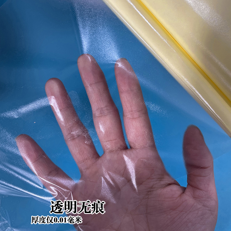 Прозрачный двухсторонний скотч с желтым клеем, двусторонний скотч форматов A4 A3, желтая бумажная основа с PE вложением, высокая адгезия, очень тонкий маслянистый