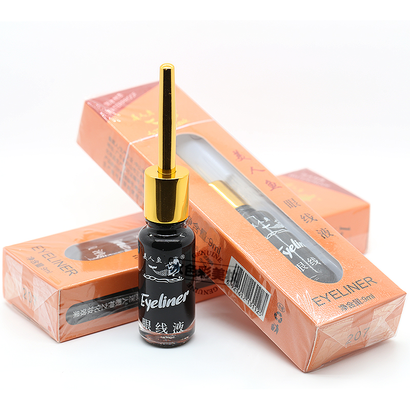 Оригинальная жидкая подводка для глаз Mermaid, стойкая, водостойкая, устойчивая к поту, не смывающаяся, ультратонкая, для студентов и начинающих