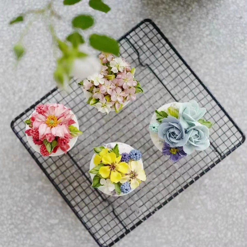 Охлаждающая решетка для торта 46×26см, решетка для сушки печенья, инвертирующая сушильная сетка для хлеба, большая, плотная, с антипригарным покрытием