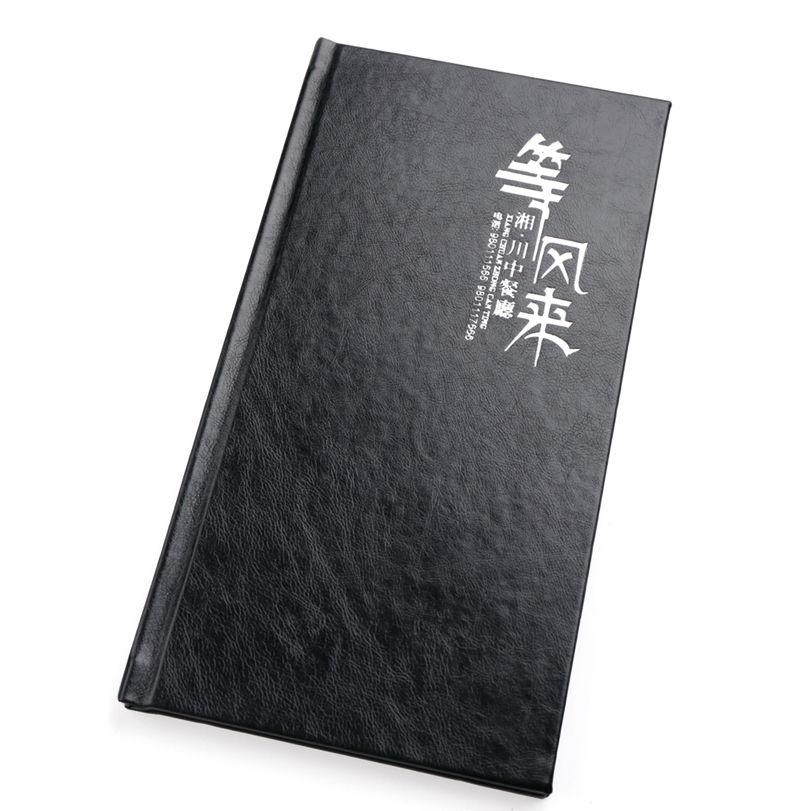 Премиальный дизайн чайного меню и изготовление меню с кожаной обложкой, вкладыши для винной карты, сменные страницы для отелей