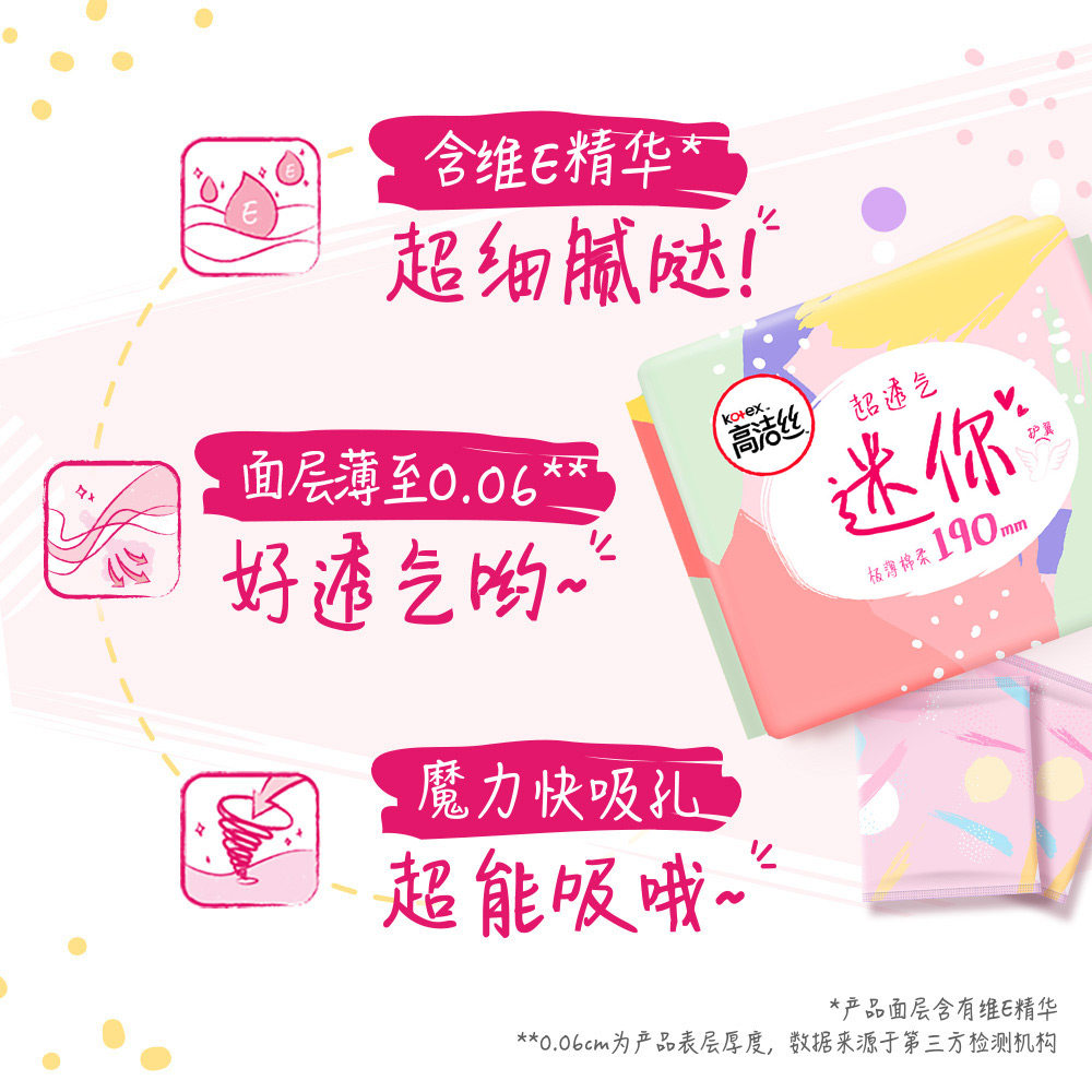 Kotex дневные мини-прокладки с крылышками 190 мм × 8 шт ультратонкие дышащие гипоаллергенные