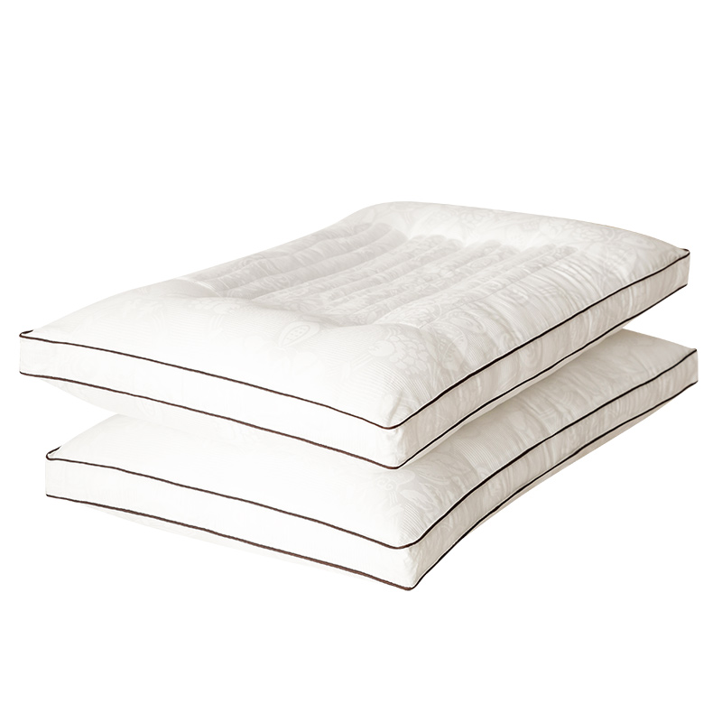 Подушка со слегка приподнятым и жестким наполнителем из шелка и семян кассии, двустороннее использование, односпальная оздоровительная подушка для поддержки шеи и улучшения сна дома