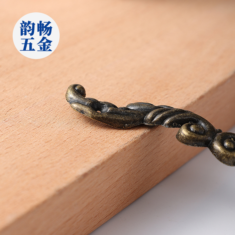 Античная ручка для ящика из сплава в форме дуги 'бровь' для шкатулок и подарочных коробок