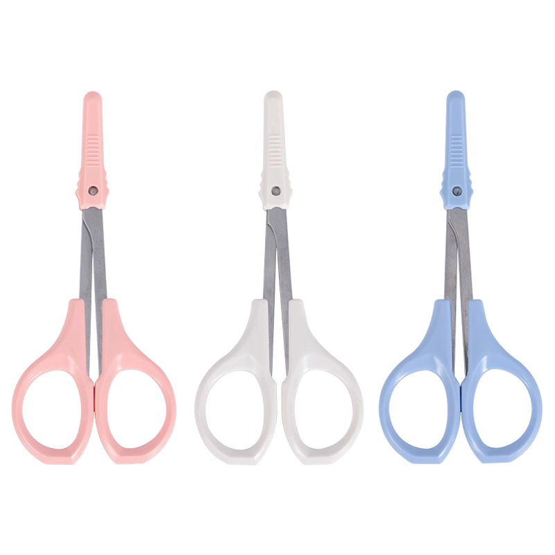 Ножницы для бровей Shuangling, тайваньские ножницы для ресниц, ножницы для двойного века, изогнутые ножницы Shuangling 4 дюйма, ножницы №4