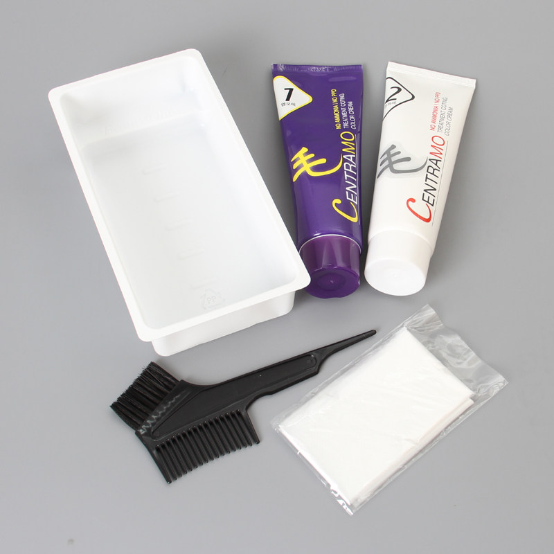 Оригинальный корейский крем-краска для волос с центеллой, гипоаллергенный, без аммиака, с чернилом каракатицы, без PPD