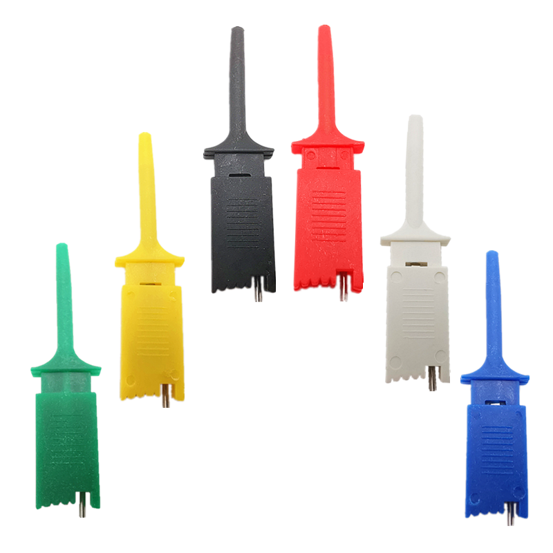 Поставка от производителя: тестовый крючок с боковой иглой, быстрая связь с проводом Dupont, зеленый, зажим для логического анализатора