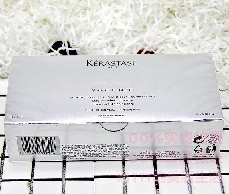 Набор эссенций Kérastase Scalp Anti-Hair Loss Red Ampoule 10шт*6мл/42шт*6мл для роста, укрепления и увеличения густоты волос