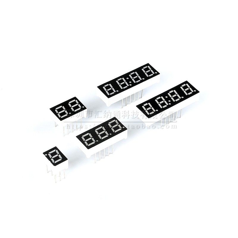 Цифровая трубка 0.28 0.36 0.4 0.5 0.56 дюйма 1/2/3/4-разрядная красная с высокой яркостью, с общим катодом и общим анодом